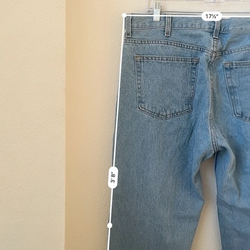 George Men's Light Blue Jeans, 36x34